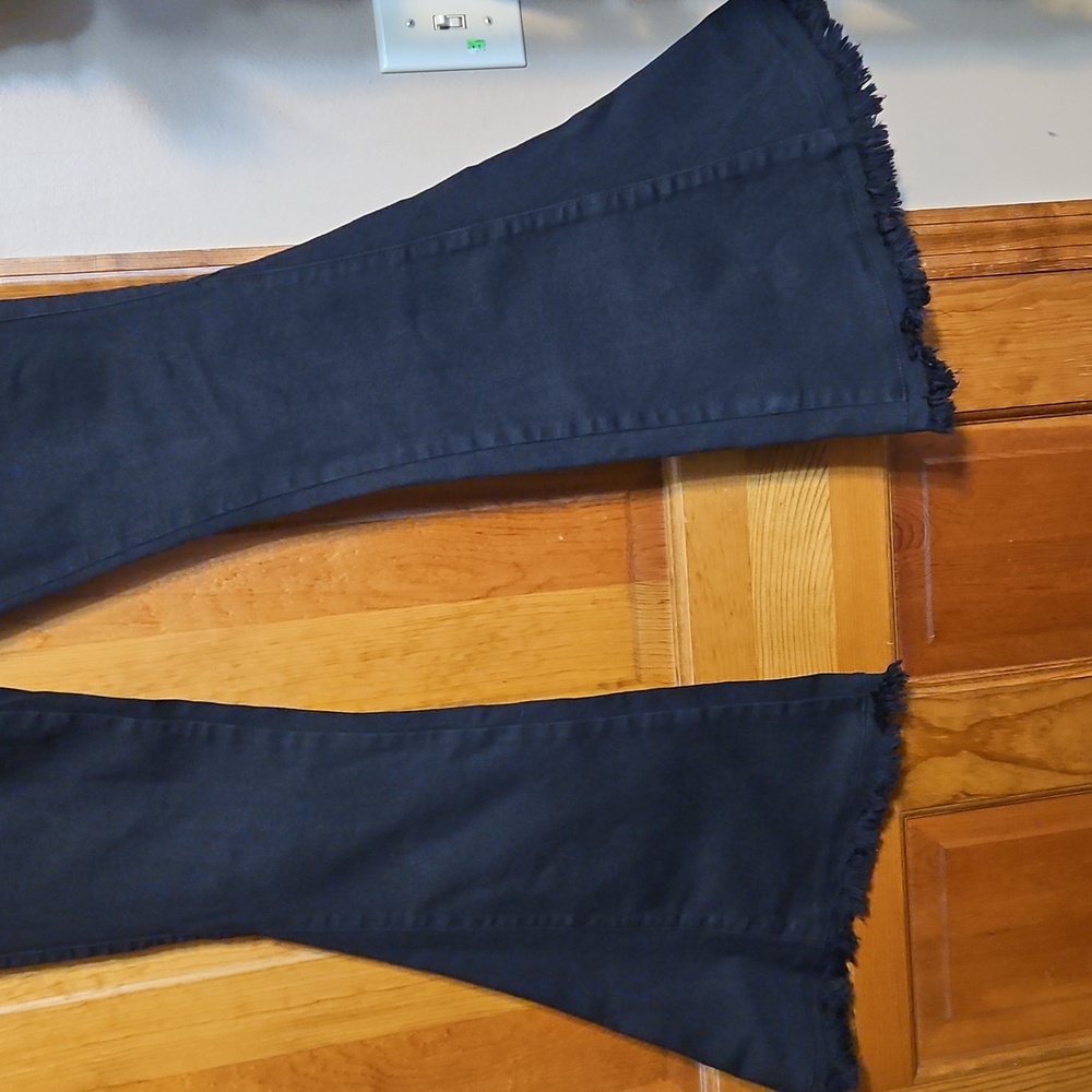Show Me Your MUMU Blue Berkeley Button Up Bells Jeans - Picture 3 of 10